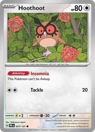 Hoothoot 077/131 - Prismatic Evolutions