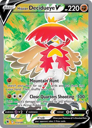 Hisuian Decidueye V 173/189 - Astral Radiance