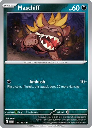 Maschiff 141/193 - Paldea Evolved