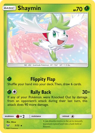 Shaymin 7/73 - Shining Legends