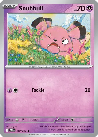 Snubbull 037/094 - Phantasmal Flames