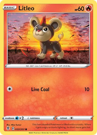 Litleo 022/203 - Evolving Skies