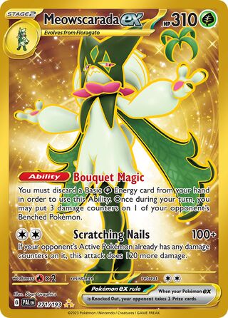Meowscarada ex 271/193 - Paldea Evolved