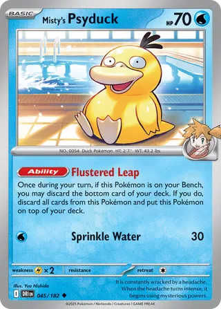 Misty's Psyduck 045/182 - Destined Rivals