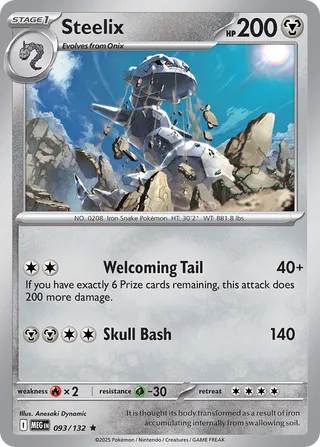 Steelix 093/132 - Mega Evolution Base
