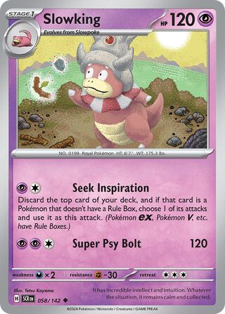 Slowking 058/142 - Stellar Crown