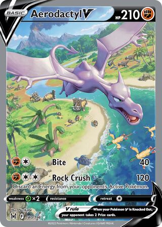 Aerodactyl V 180/196 - Lost Origin
