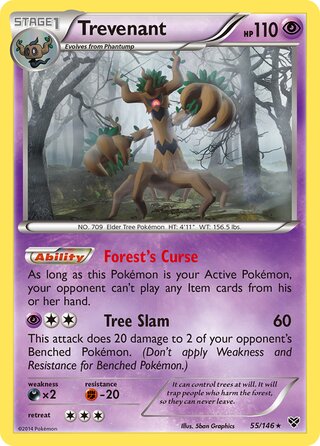 Trevenant 55/146 - XY Base