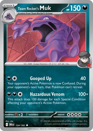 Team Rocket's Muk 124/182 - Destined Rivals