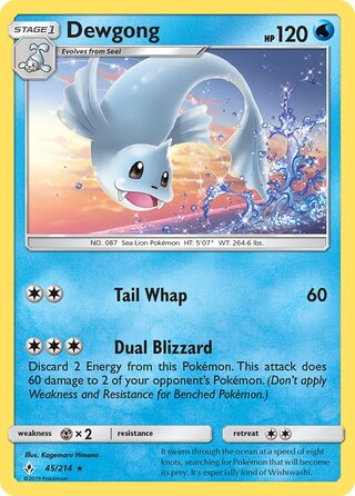 Dewgong 45/214 - Unbroken Bonds
