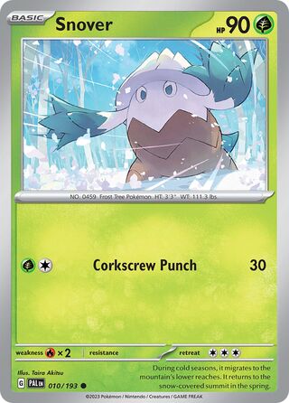 Snover 010/193 - Paldea Evolved