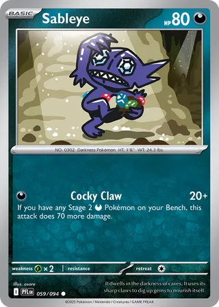 Sableye 059/094 - Phantasmal Flames