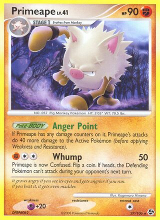Primeape 27/106 - Emerald
