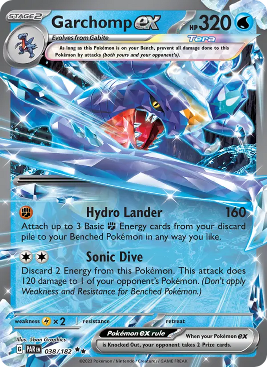 Garchomp ex 038/182 - Paradox Rift