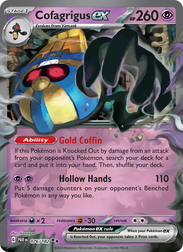 Cofagrigus ex 076/182 - Paradox Rift