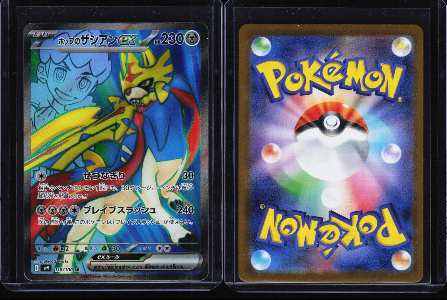Hops Zacian ex Battle Partners 118/100