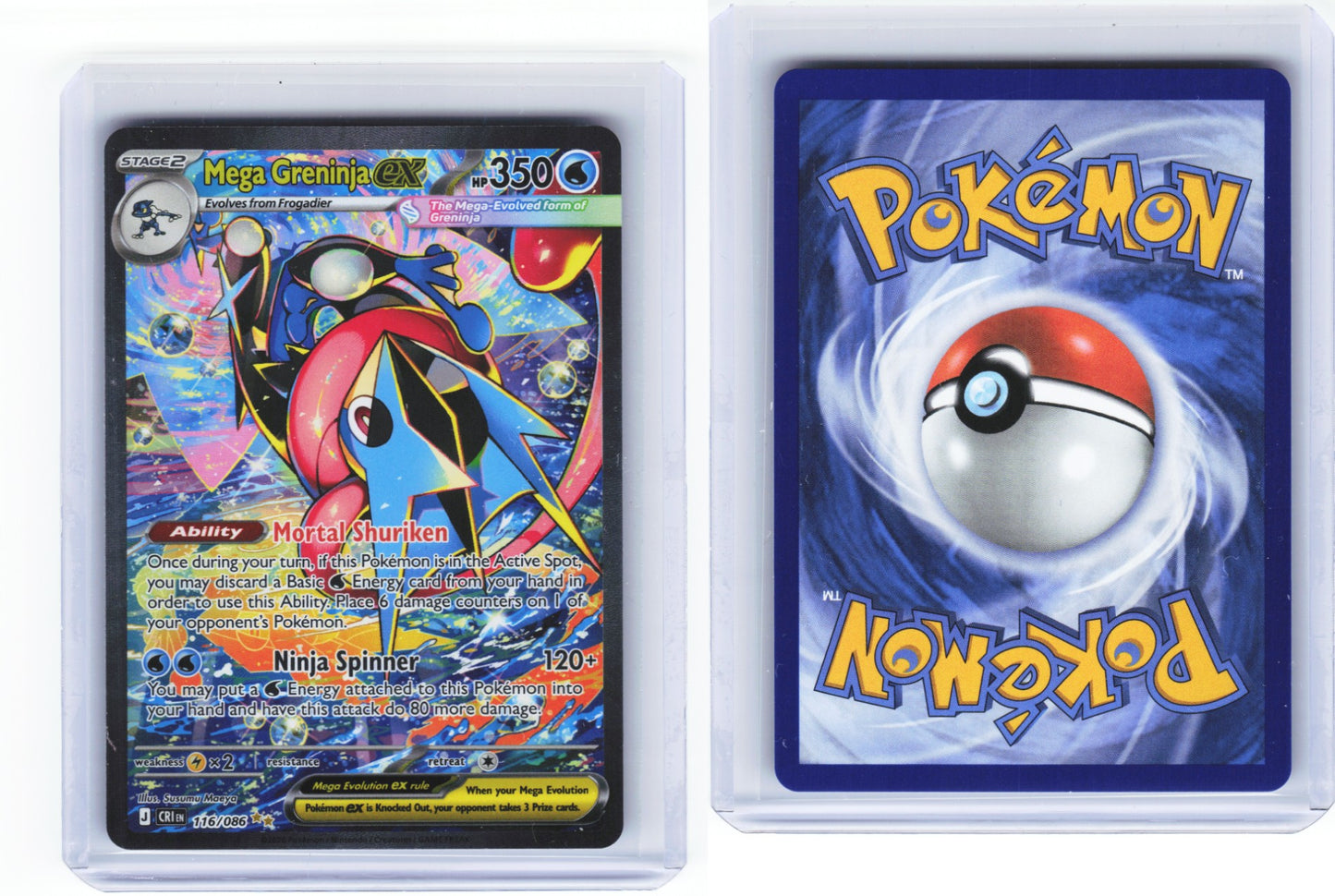 Mega Greninja ex 116/086 - Chaos Rising