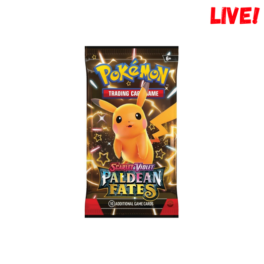 Paldean Fates Booster Pack (Live) - LABOGE