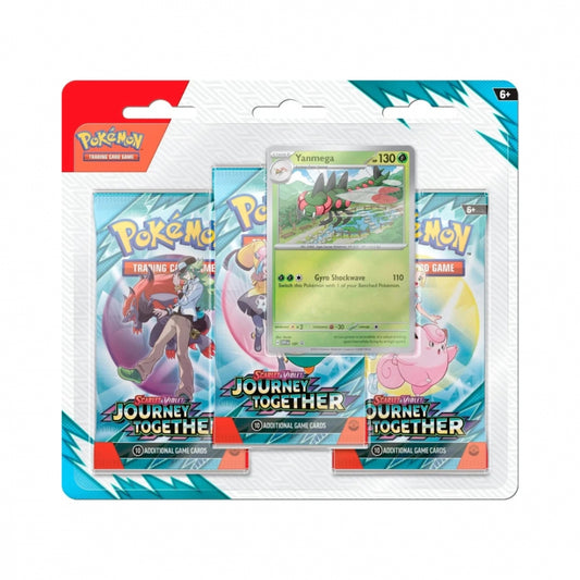 Pokemon Journey Together 3 Pack Blister Yanmega - LABOGE