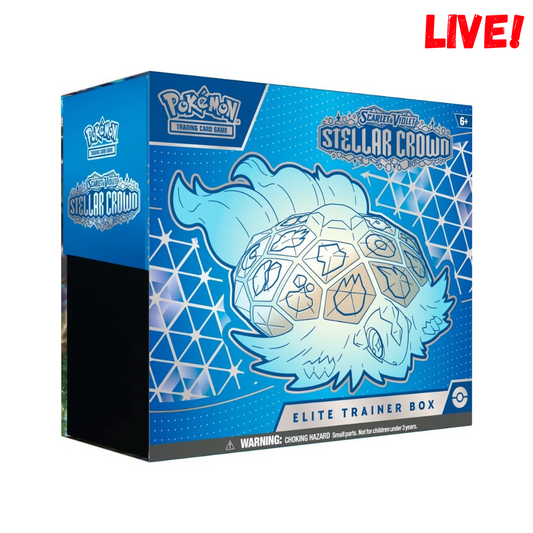 Pokemon Stellar Crown Elite Trainer Box (Live) - LABOGE